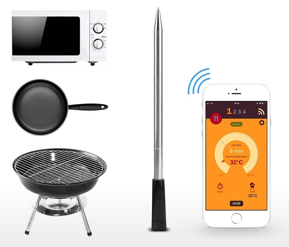 smart wireless BBQ Thermometer