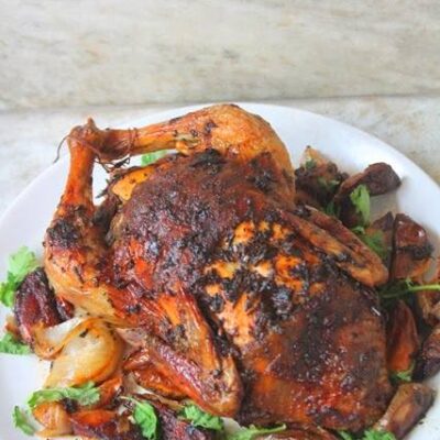Beer Infused Roasted Chicken